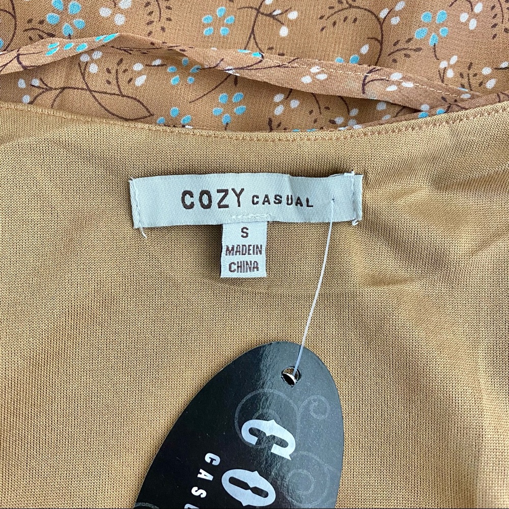 Cozy Casual Hi-Low Floral Dress - Picture 8 of 9